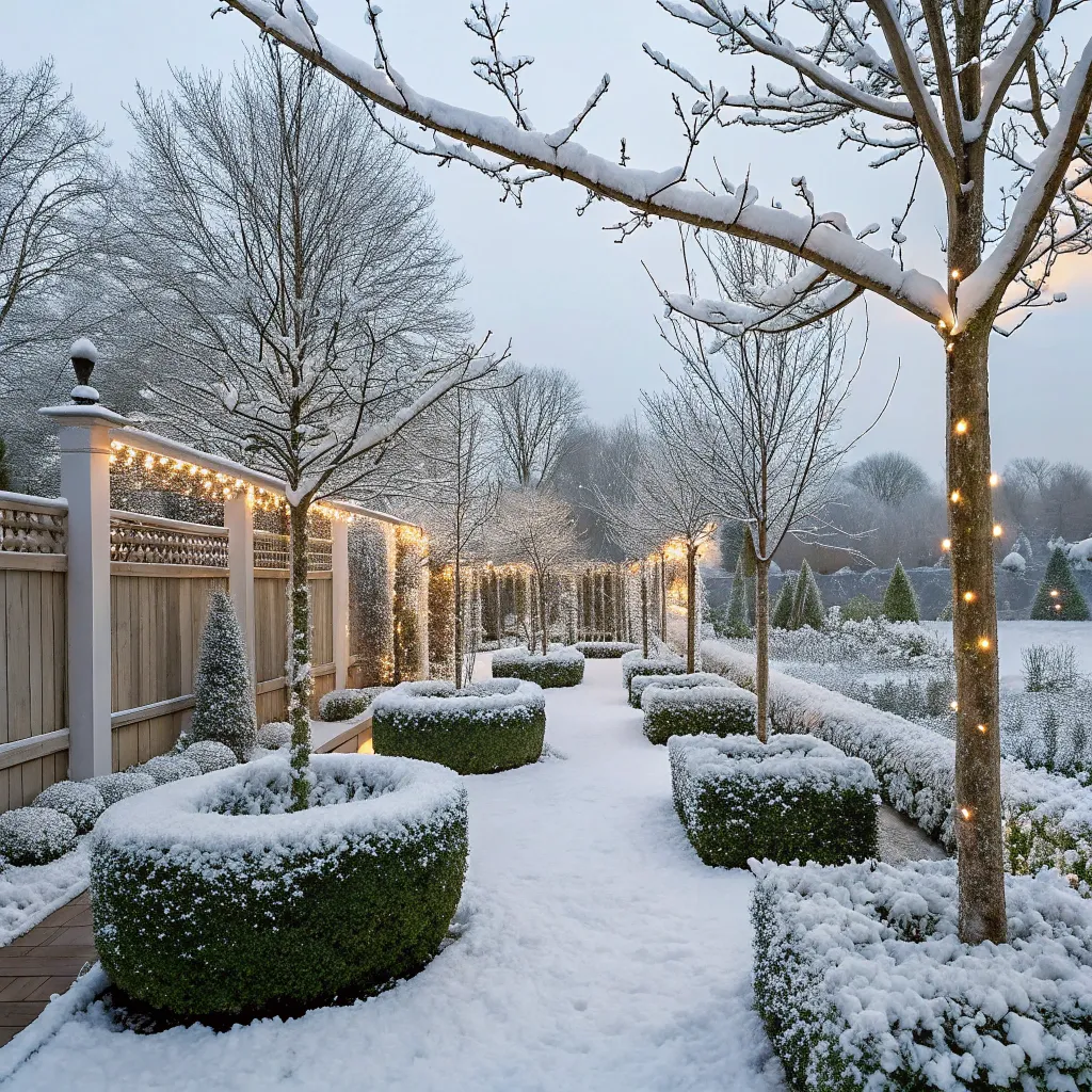 Elegant Winter Garden Design